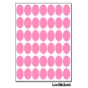 336 Stickers Ovale 1,5cm - Décoration Gommette Loisirs - Vinyle Repositionnable