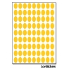 648 Stickers Ovale 1cm - Décoration Gommette Loisirs - Vinyle Repositionnable