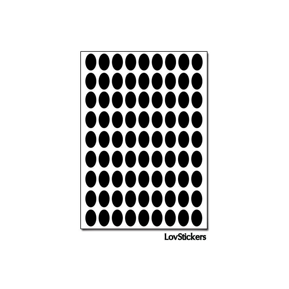 648 Stickers Ovale 1cm - Décoration Gommette Loisirs - Vinyle Repositionnable 648 Stickers Ovale 1cm - Décoration Gommette Loisirs - Vinyle Repositionnable