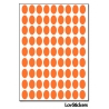 648 Stickers Ovale 1cm - Décoration Gommette Loisirs - Vinyle Repositionnable