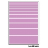 80 Stickers Lignes Mixte - Décoration Gommette Loisirs - Vinyle Repositionnable