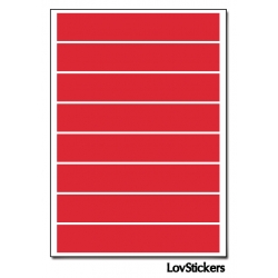 64 Stickers Ligne 1,2cm - Décoration Gommette Loisirs - Vinyle Repositionnable