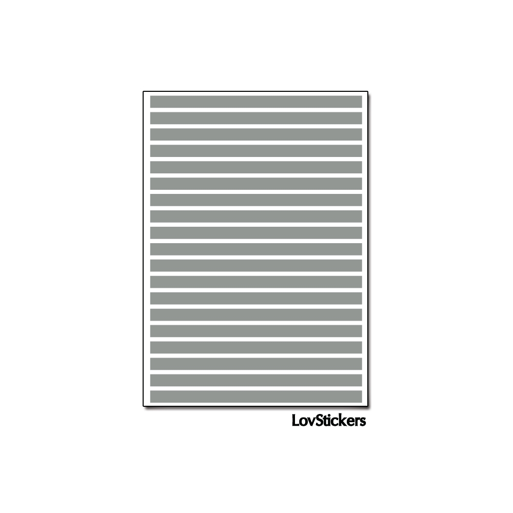 152 Stickers Ligne 0,4cm - Décoration Gommette Loisirs - Vinyle Repositionnable