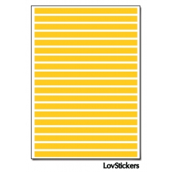 152 Stickers Ligne 0,4cm - Décoration Gommette Loisirs - Vinyle Repositionnable