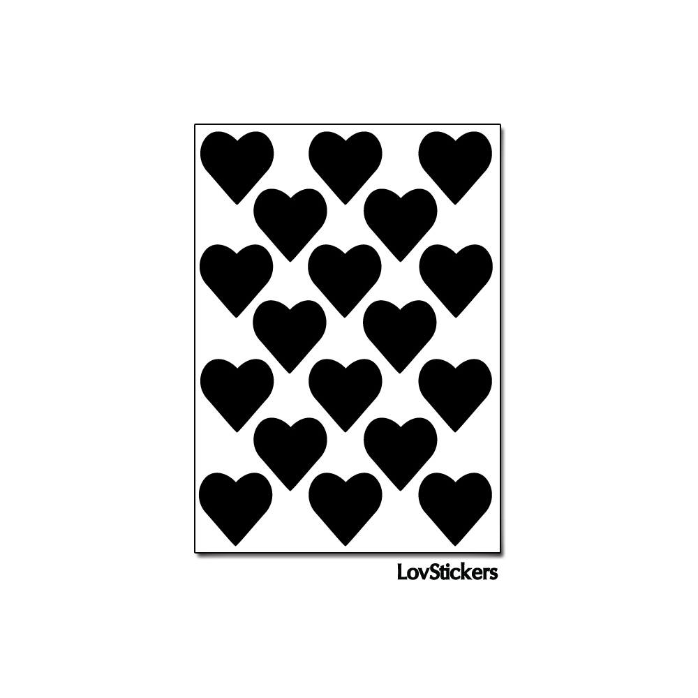 144 Stickers Coeur 1,8cm - Décoration Gommette Loisirs - Vinyle Repositionnable 144 Stickers Coeur 1,8cm - Décoration Gommette Loisirs - Vinyle Repositionnable
