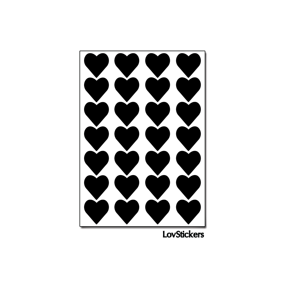 224 Stickers Coeur 1,5cm - Décoration Gommette Loisirs - Vinyle Repositionnable 224 Stickers Coeur 1,5cm - Décoration Gommette Loisirs - Vinyle Repositionnable