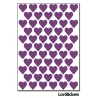 488 Stickers Coeur 1cm - Décoration Gommette Loisirs - Vinyle Repositionnable