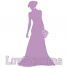 Stickers Femme en robe de mariée - Décoration intérieur en Vinyle - Nombreux coloris