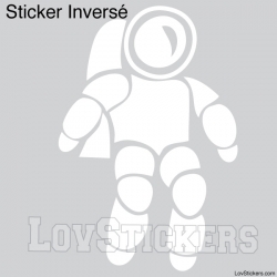 Stickers Astronaute - Décoration intérieur en Vinyle - Nombreux coloris