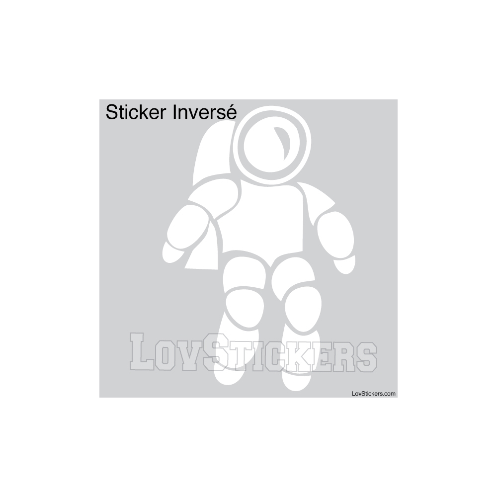 Stickers Astronaute - Décoration intérieur en Vinyle - Nombreux coloris