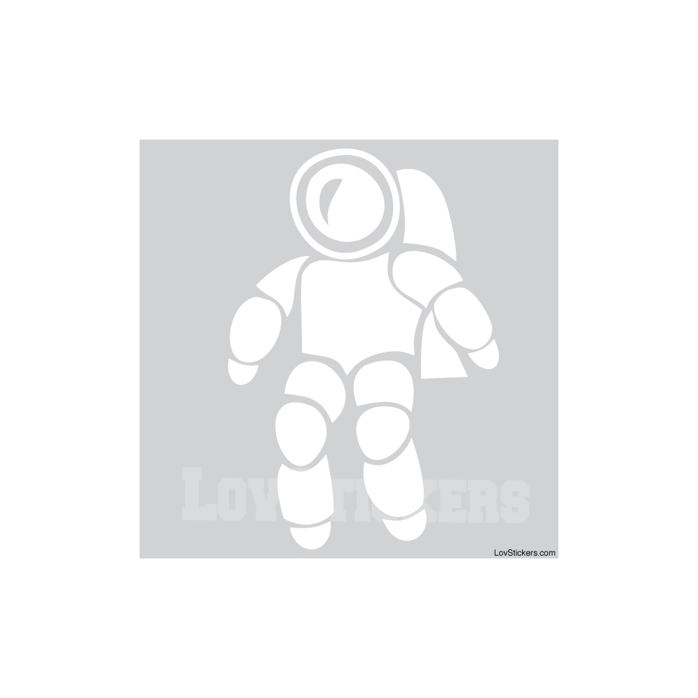 Stickers Astronaute - Décoration intérieur en Vinyle - Nombreux coloris