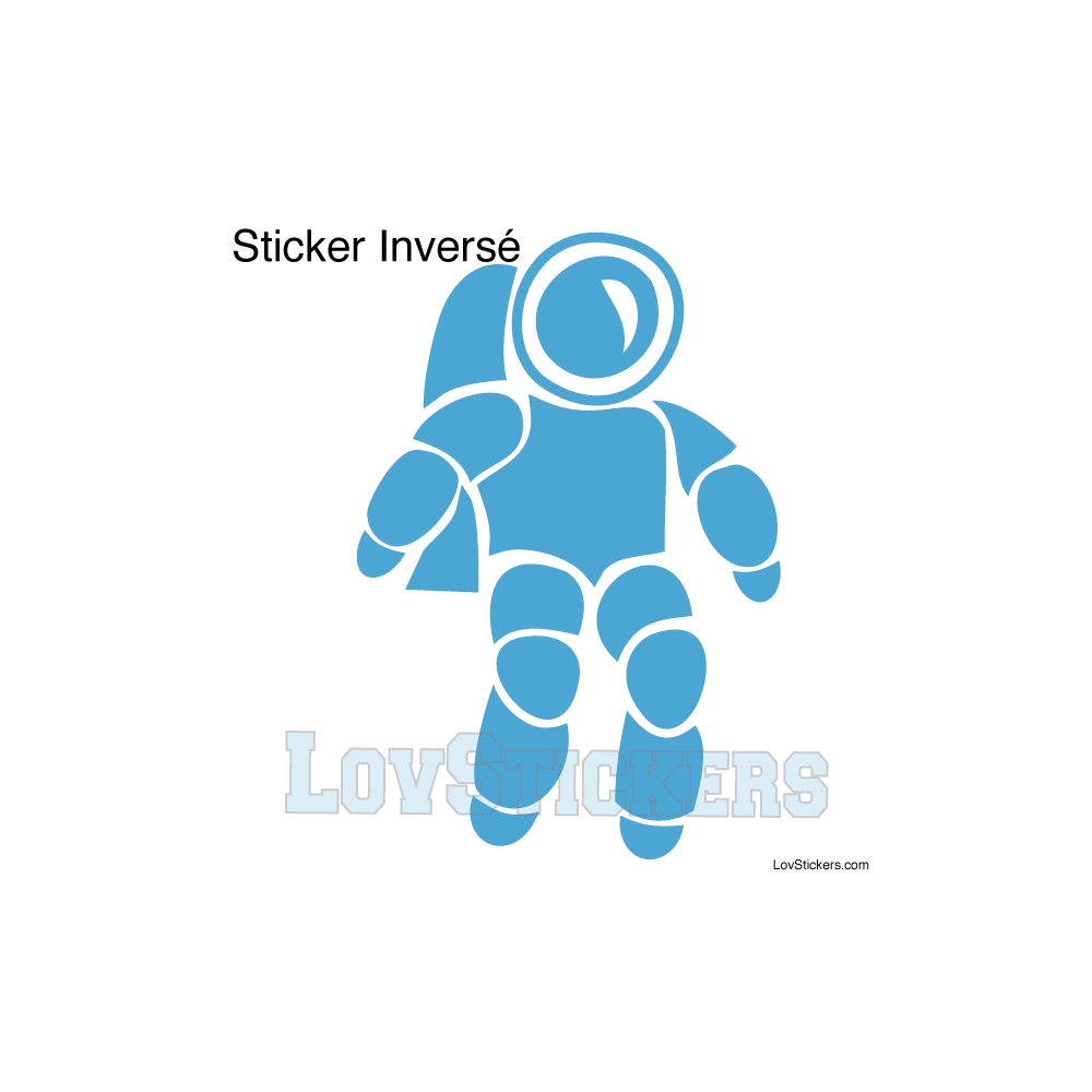 Stickers Astronaute - Décoration intérieur en Vinyle - Nombreux coloris