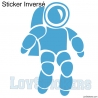 Stickers Astronaute - Décoration intérieur en Vinyle - Nombreux coloris