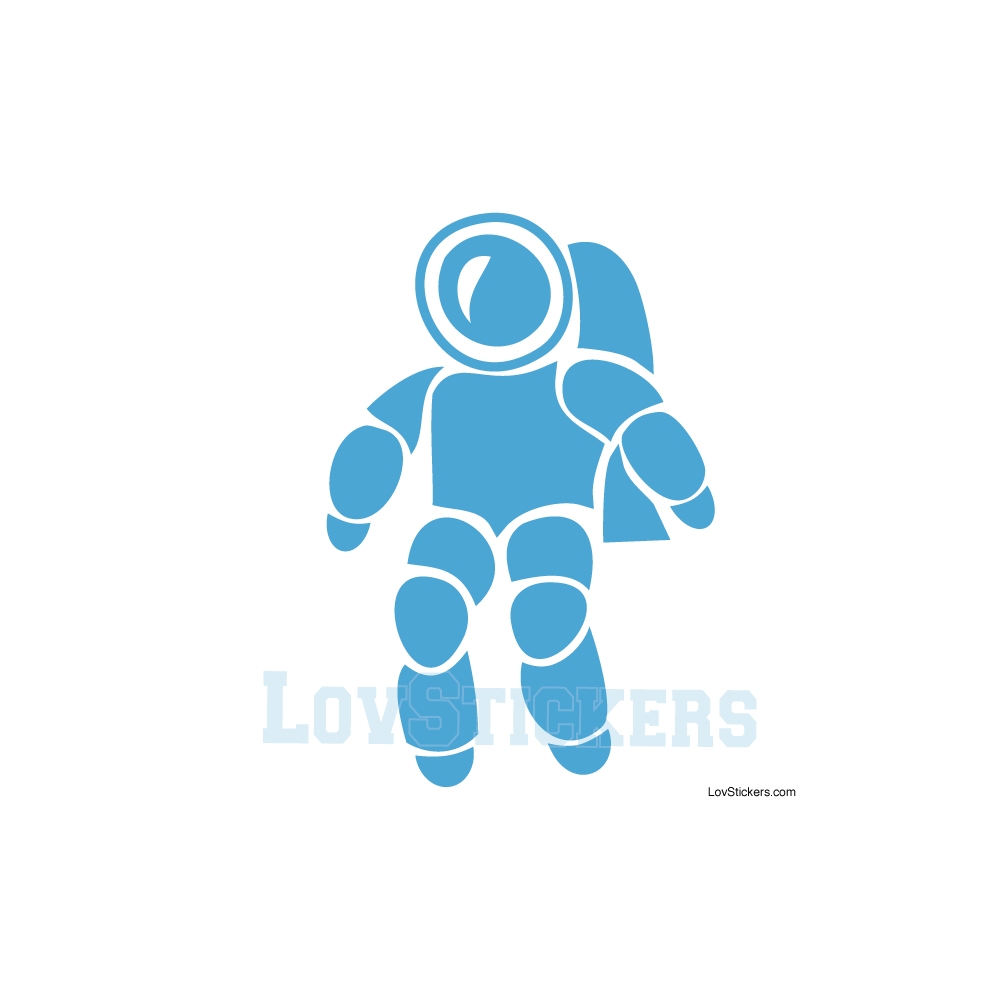 Stickers Astronaute - Décoration intérieur en Vinyle - Nombreux coloris