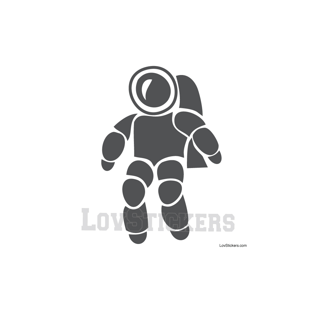 Stickers Astronaute - Décoration intérieur en Vinyle - Nombreux coloris Stickers Astronaute - Décoration intérieur en Vinyle - Nombreux coloris