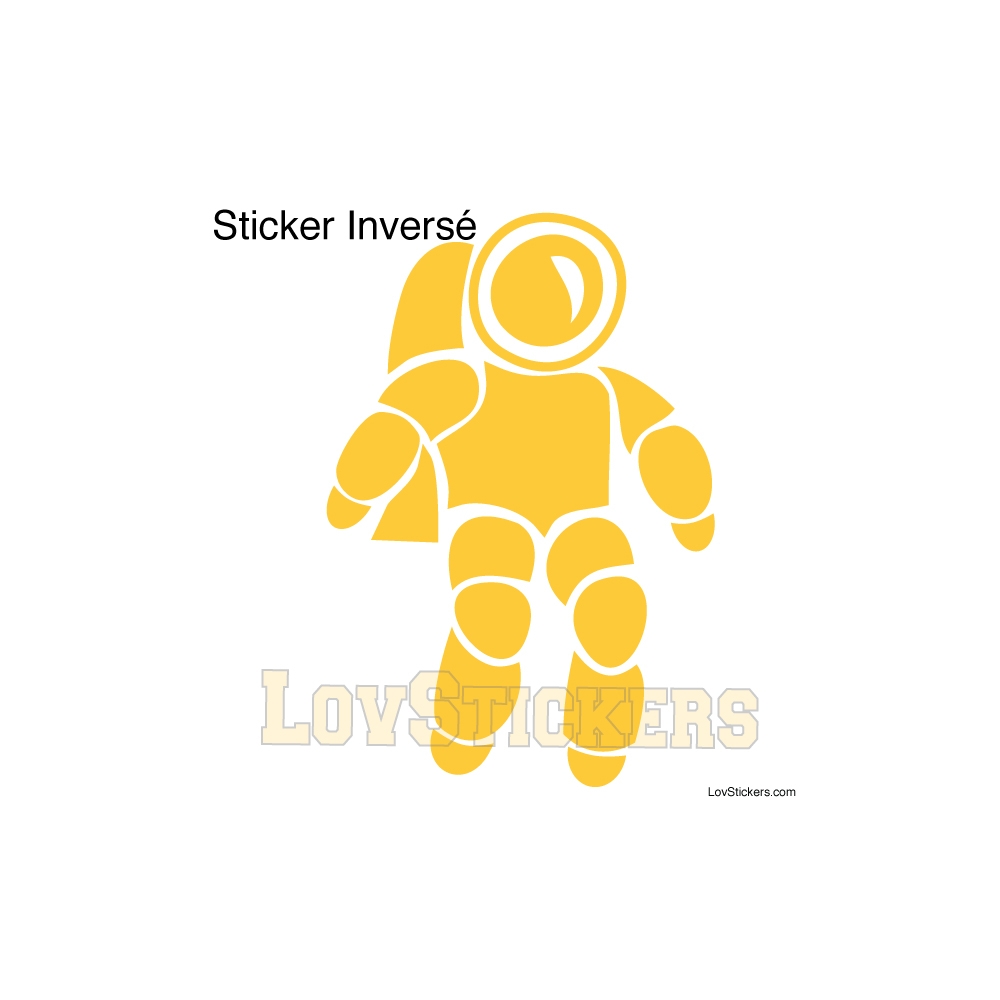 Stickers Astronaute - Décoration intérieur en Vinyle - Nombreux coloris