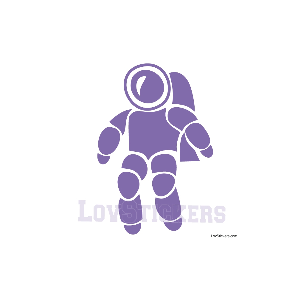 Stickers Astronaute - Décoration intérieur en Vinyle - Nombreux coloris Stickers Astronaute - Décoration intérieur en Vinyle - Nombreux coloris