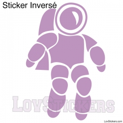 Stickers Astronaute - Décoration intérieur en Vinyle - Nombreux coloris