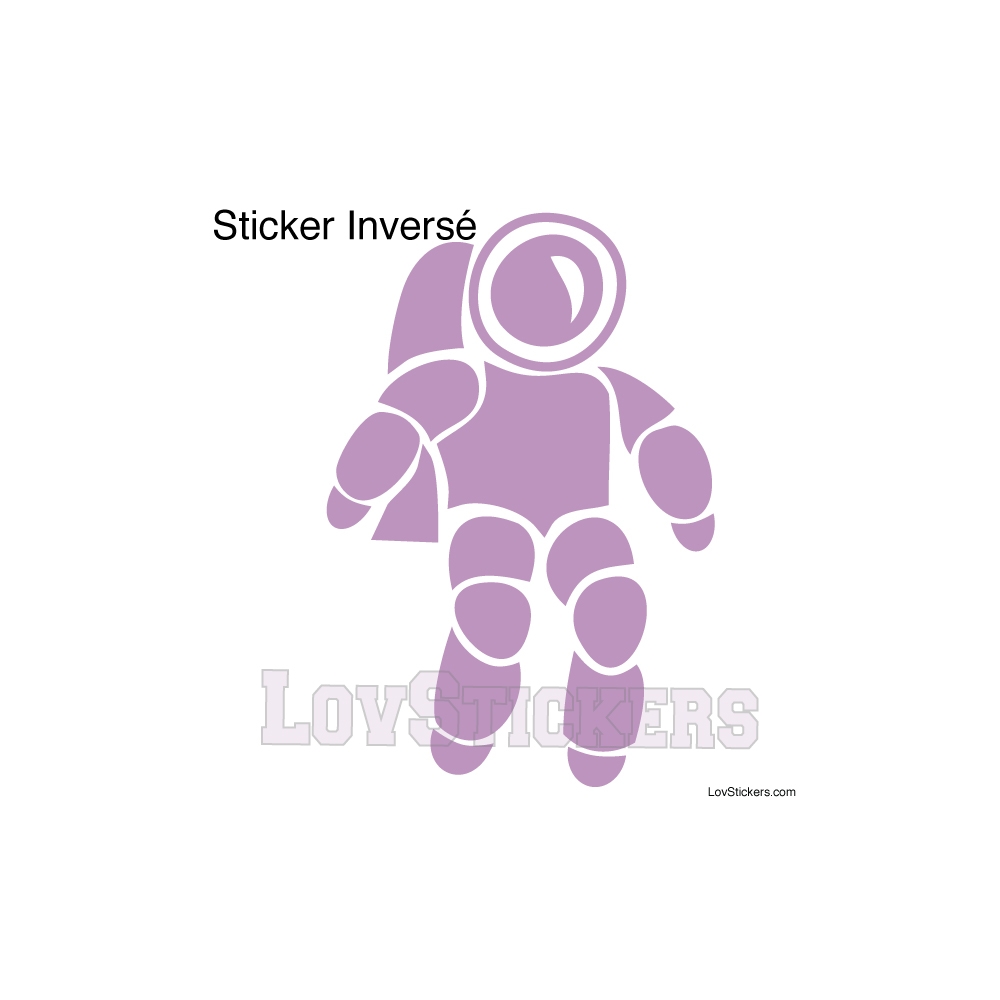 Stickers Astronaute - Décoration intérieur en Vinyle - Nombreux coloris