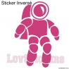 Stickers Astronaute - Décoration intérieur en Vinyle - Nombreux coloris