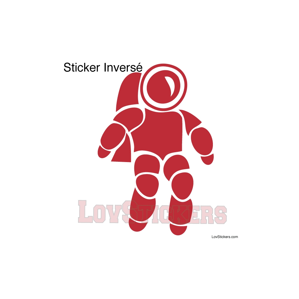 Stickers Astronaute - Décoration intérieur en Vinyle - Nombreux coloris