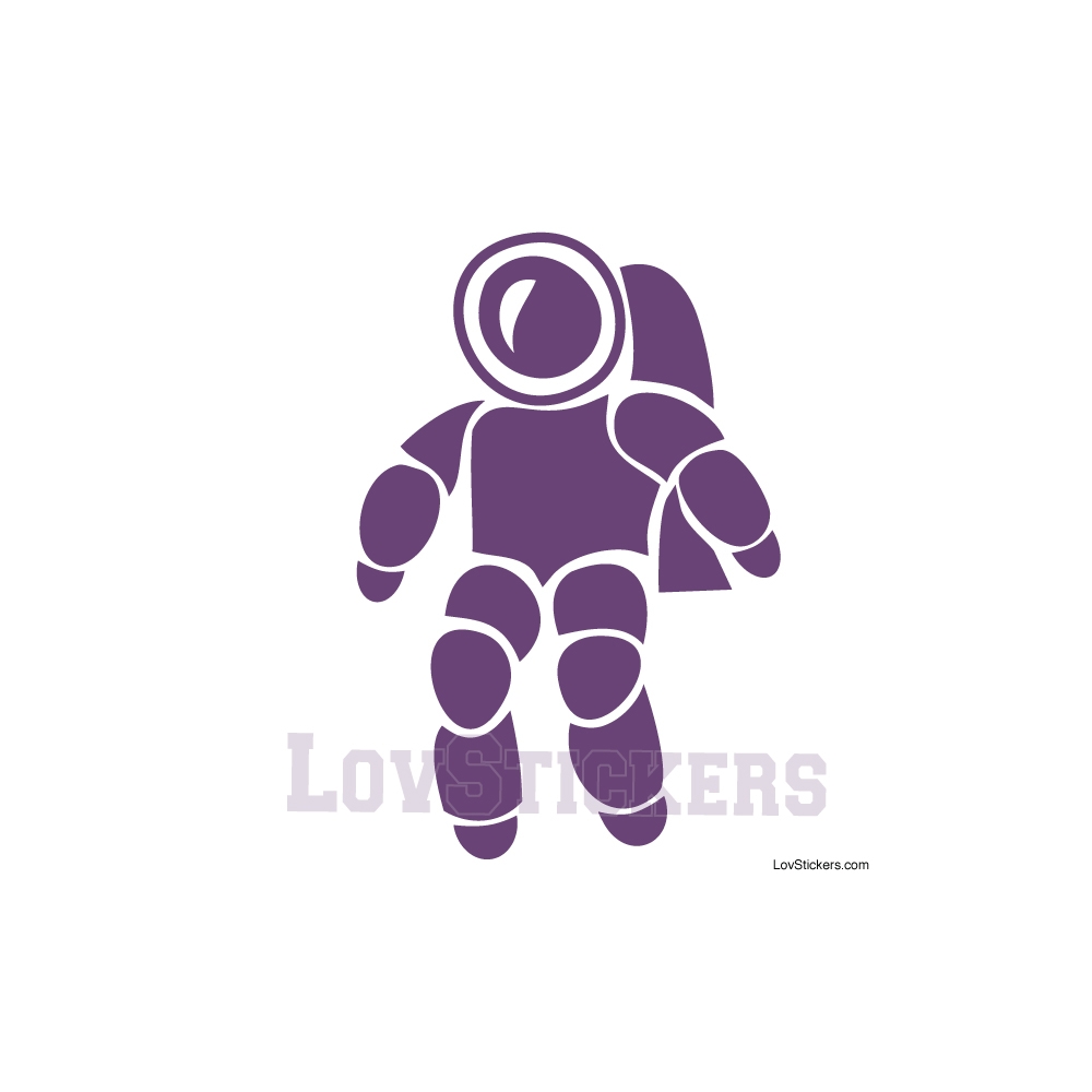 Stickers Astronaute - Décoration intérieur en Vinyle - Nombreux coloris Stickers Astronaute - Décoration intérieur en Vinyle - Nombreux coloris
