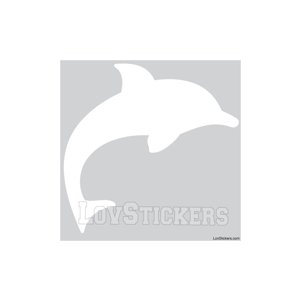 Stickers Dauphin - Décoration intérieur en Vinyle - Nombreux coloris Stickers Dauphin - Décoration intérieur en Vinyle - Nombreux coloris