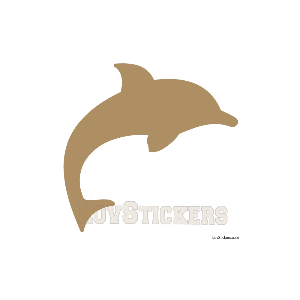 Stickers Dauphin - Décoration intérieur en Vinyle - Nombreux coloris Stickers Dauphin - Décoration intérieur en Vinyle - Nombreux coloris