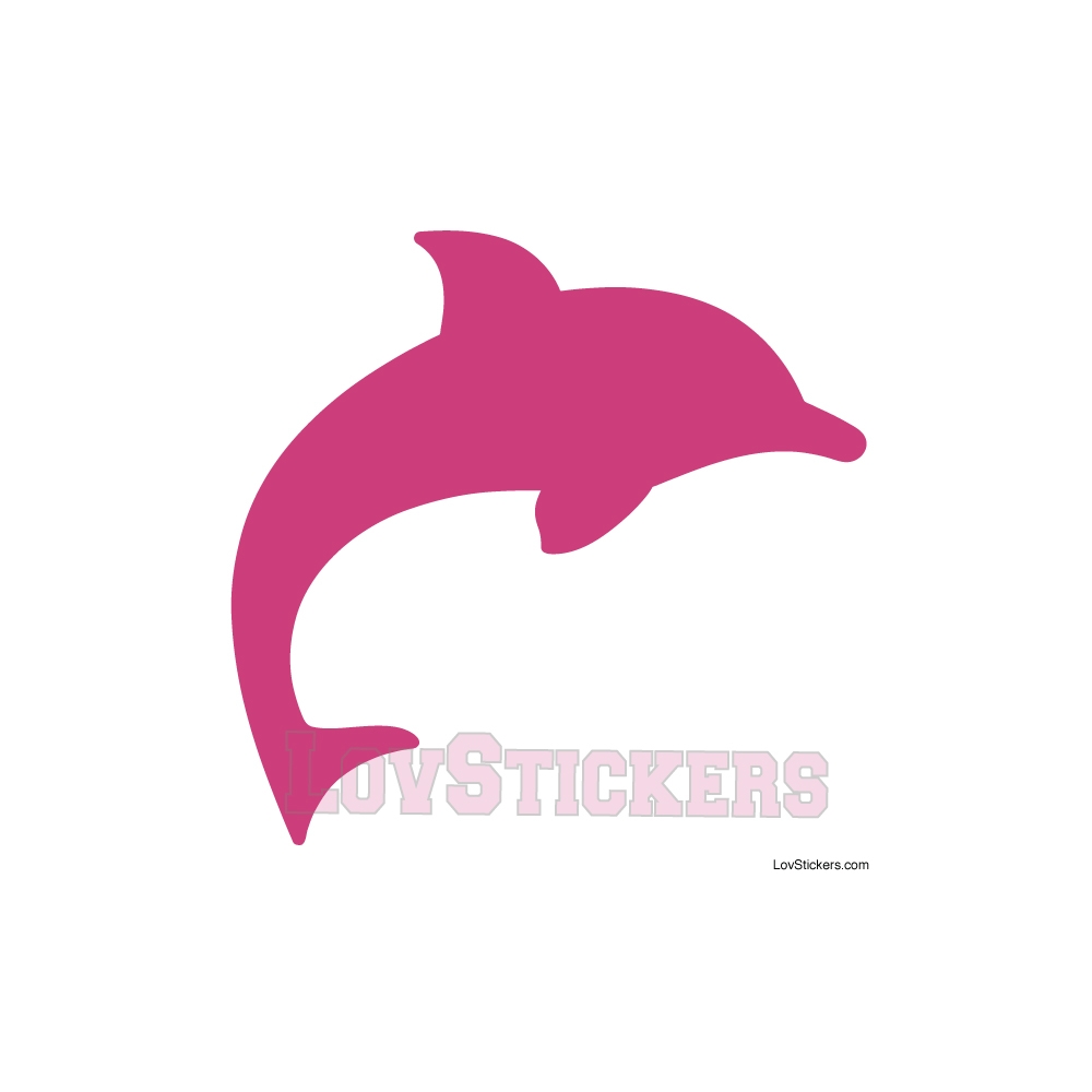 Stickers Dauphin - Décoration intérieur en Vinyle - Nombreux coloris Stickers Dauphin - Décoration intérieur en Vinyle - Nombreux coloris