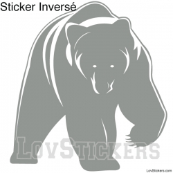 Stickers Ours - Décoration intérieur en Vinyle - Nombreux coloris
