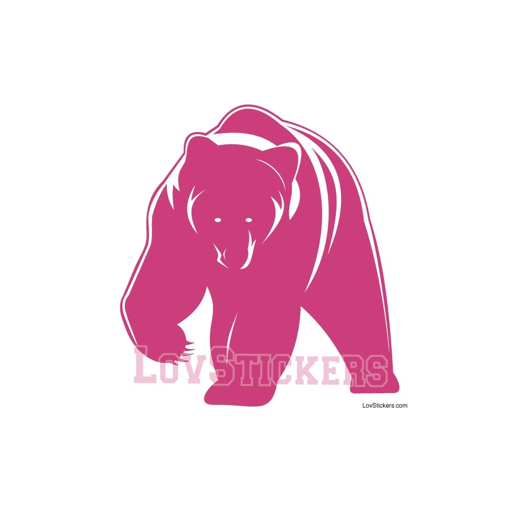 Stickers Ours - Décoration intérieur en Vinyle - Nombreux coloris