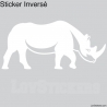 Stickers Rhinoceros - Décoration intérieur en Vinyle - Nombreux coloris