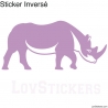 Stickers Rhinoceros - Décoration intérieur en Vinyle - Nombreux coloris