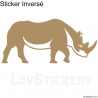 Stickers Rhinoceros - Décoration intérieur en Vinyle - Nombreux coloris