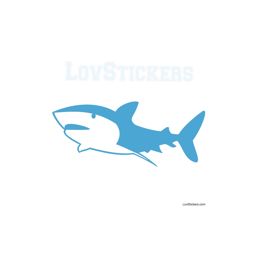 Stickers Requin - Décoration intérieur en Vinyle - Nombreux coloris Stickers Requin - Décoration intérieur en Vinyle - Nombreux coloris