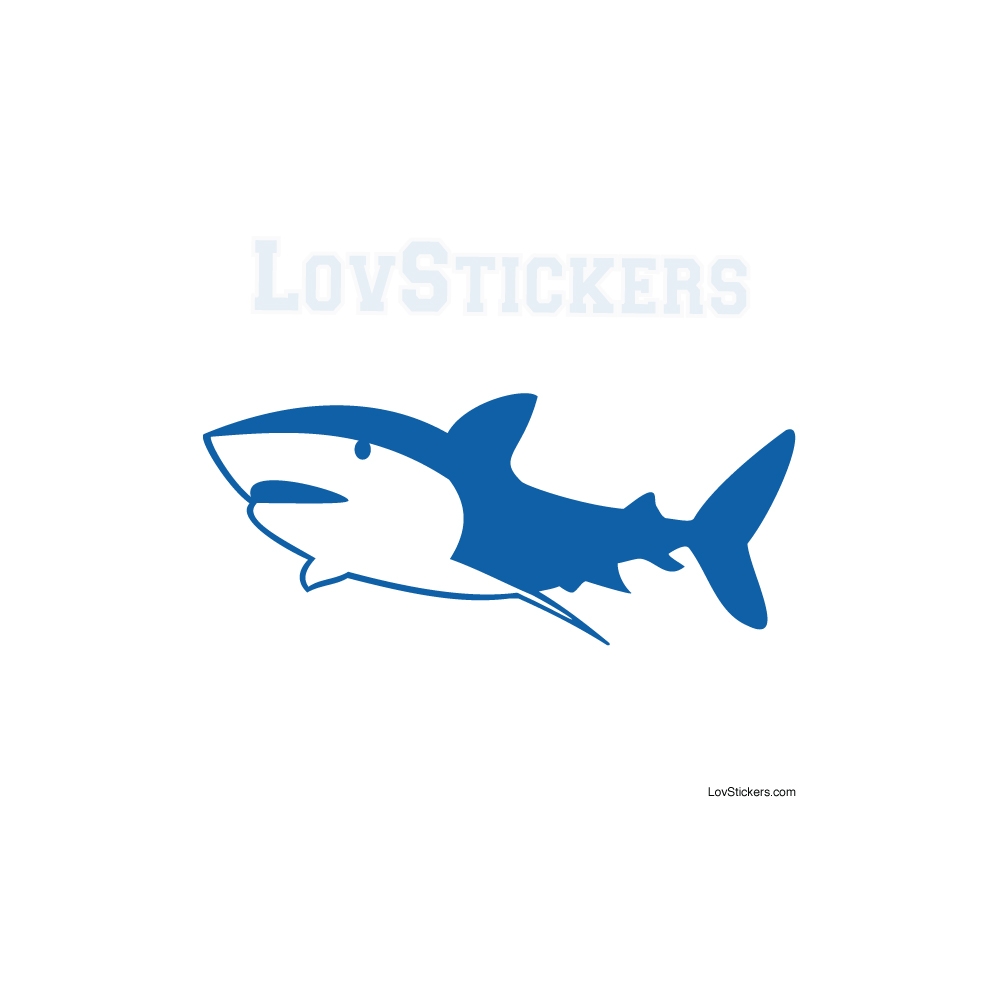 Stickers Requin - Décoration intérieur en Vinyle - Nombreux coloris