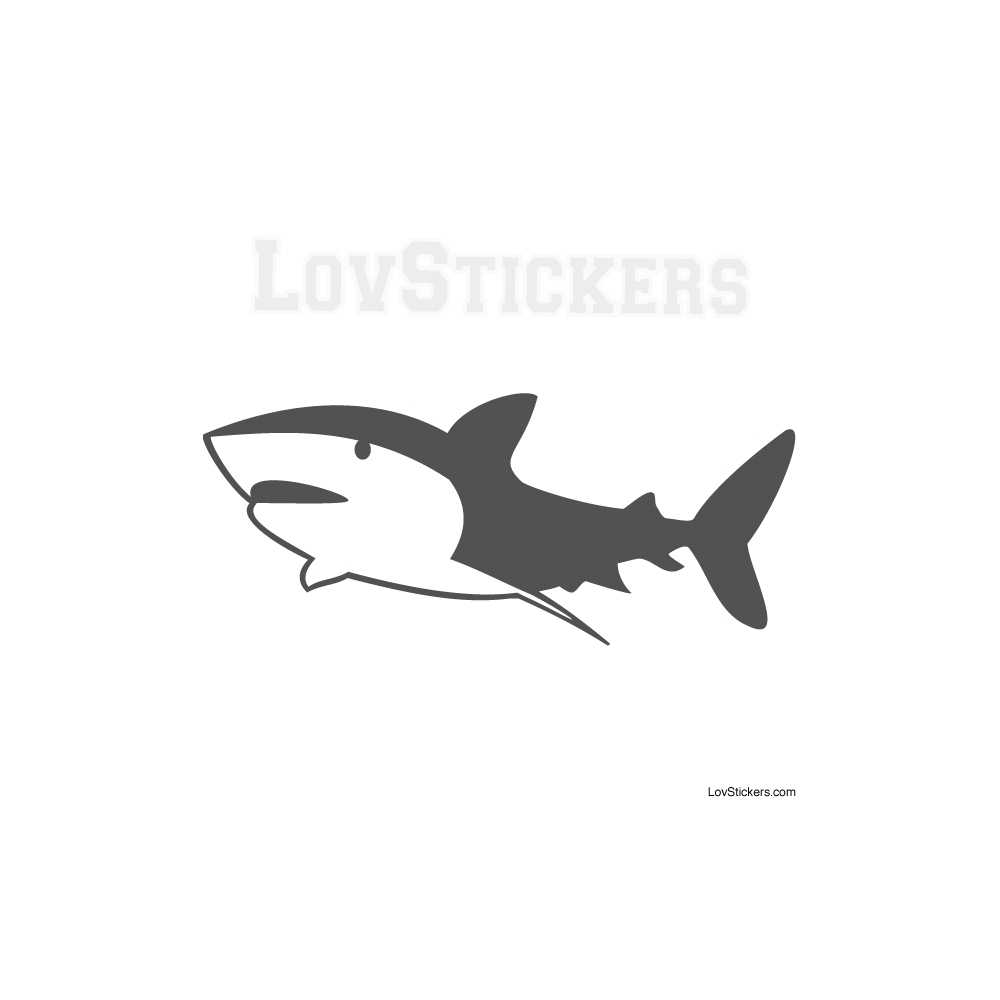 Stickers Requin - Décoration intérieur en Vinyle - Nombreux coloris Stickers Requin - Décoration intérieur en Vinyle - Nombreux coloris