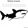 Stickers Requin - Décoration intérieur en Vinyle - Nombreux coloris