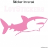 Stickers Requin - Décoration intérieur en Vinyle - Nombreux coloris