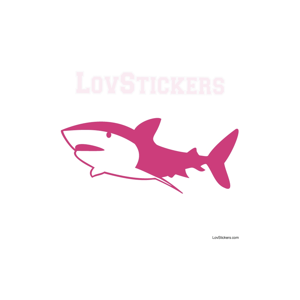 Stickers Requin - Décoration intérieur en Vinyle - Nombreux coloris Stickers Requin - Décoration intérieur en Vinyle - Nombreux coloris