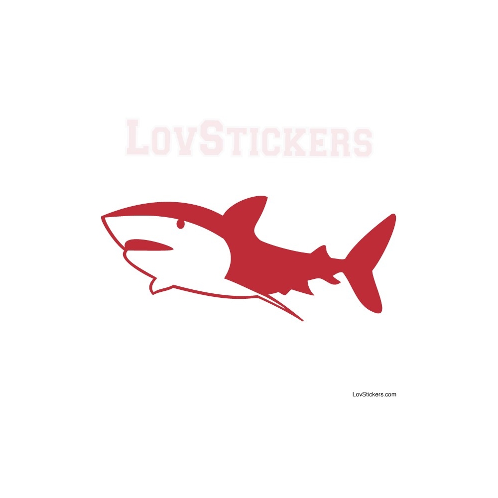 Stickers Requin - Décoration intérieur en Vinyle - Nombreux coloris Stickers Requin - Décoration intérieur en Vinyle - Nombreux coloris