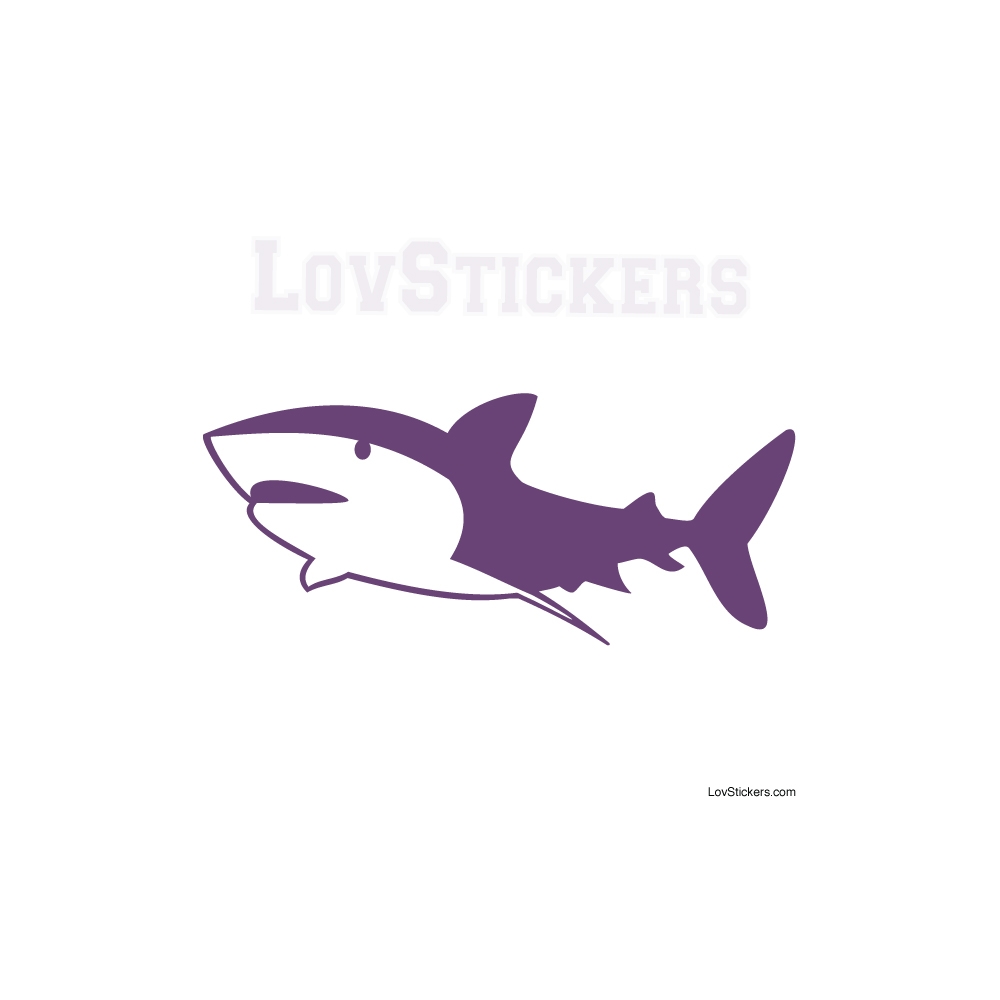 Stickers Requin - Décoration intérieur en Vinyle - Nombreux coloris Stickers Requin - Décoration intérieur en Vinyle - Nombreux coloris