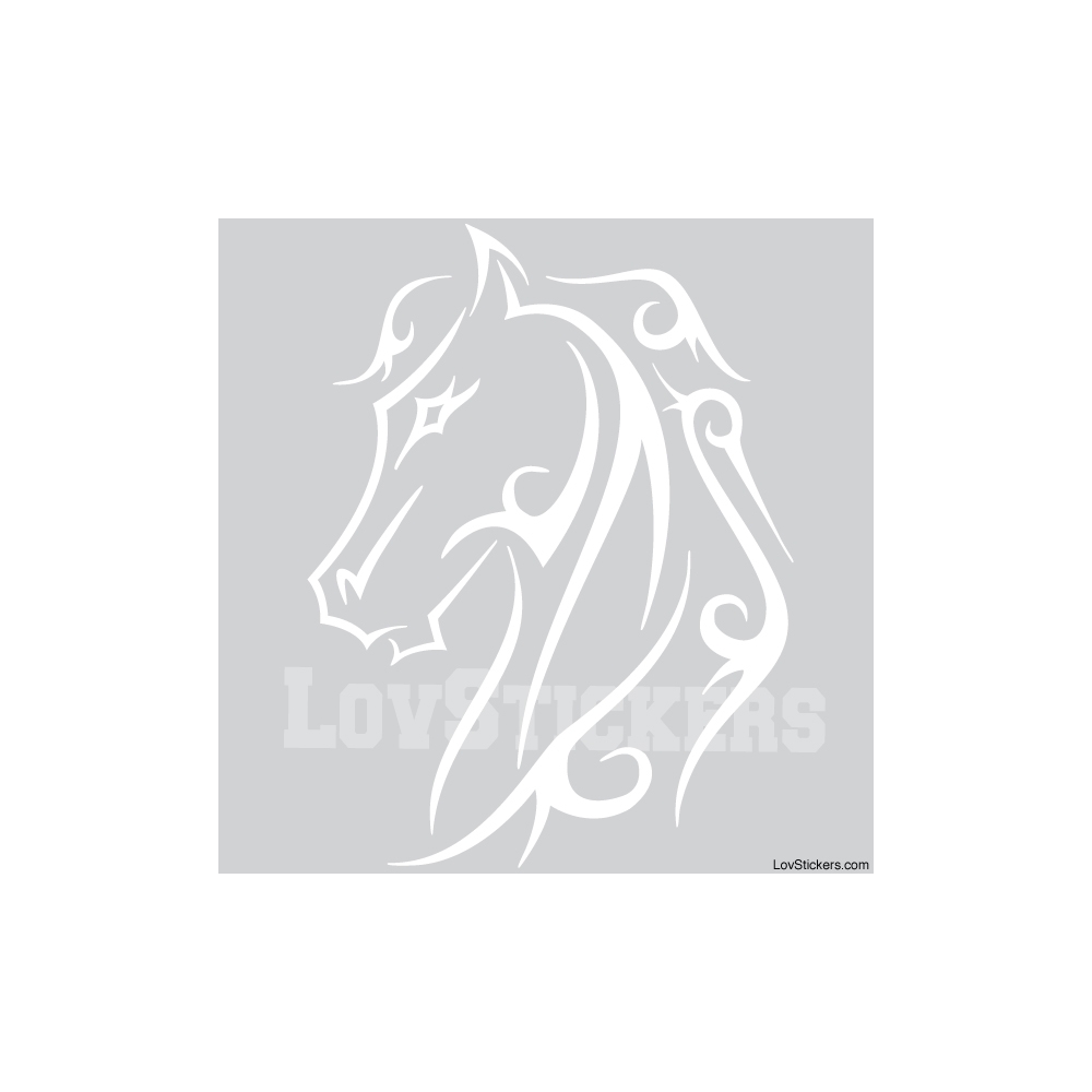 Stickers Tatouage Cheval - Décoration intérieur en Vinyle - Nombreux coloris Stickers Tatouage Cheval - Décoration intérieur en Vinyle - Nombreux coloris