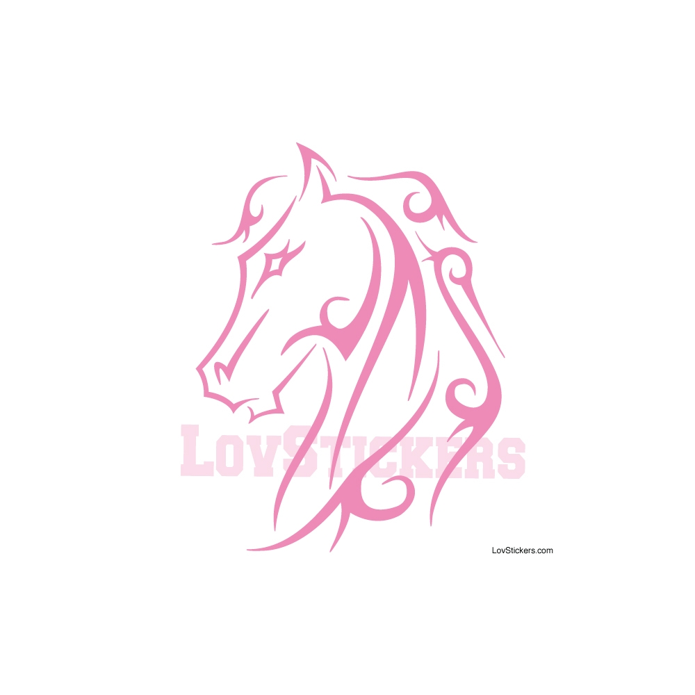 Stickers Tatouage Cheval - Décoration intérieur en Vinyle - Nombreux coloris Stickers Tatouage Cheval - Décoration intérieur en Vinyle - Nombreux coloris
