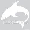 Stickers Requin - Décoration intérieur en Vinyle - Nombreux coloris