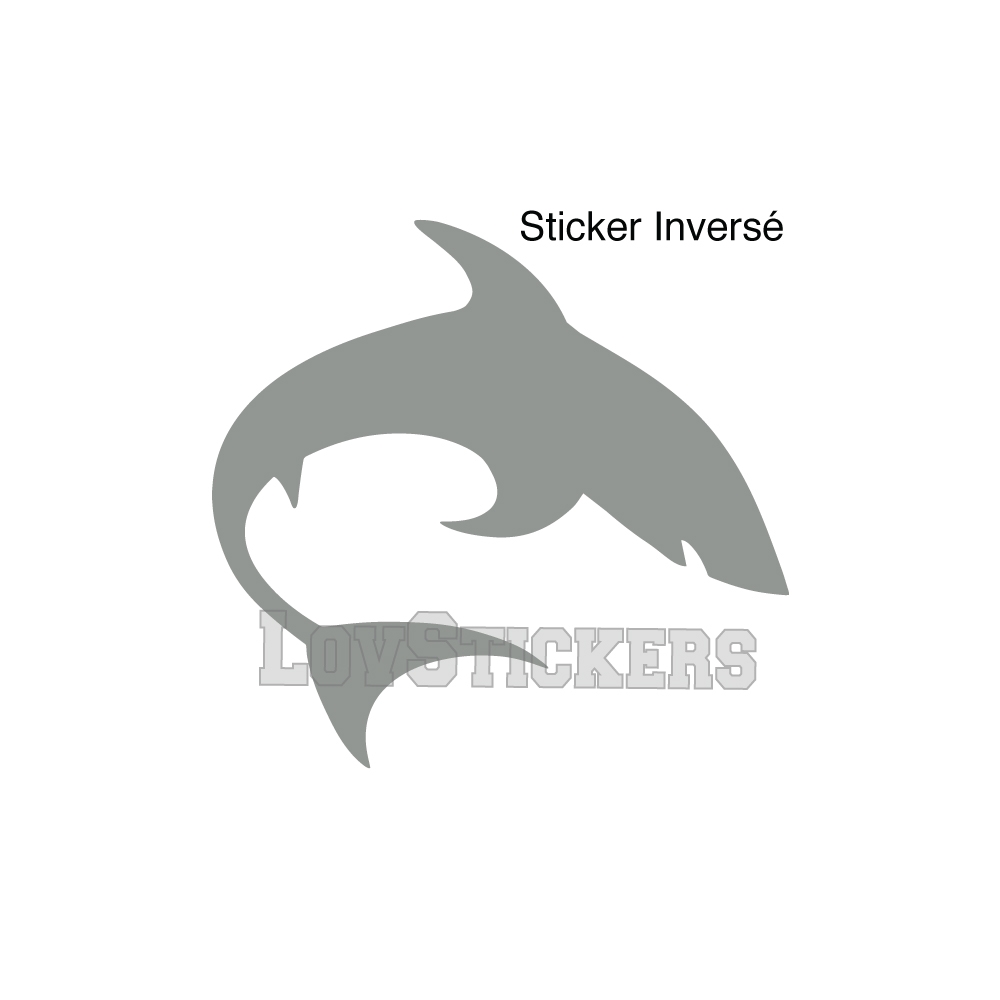 Stickers Requin - Décoration intérieur en Vinyle - Nombreux coloris