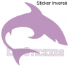 Stickers Requin - Décoration intérieur en Vinyle - Nombreux coloris