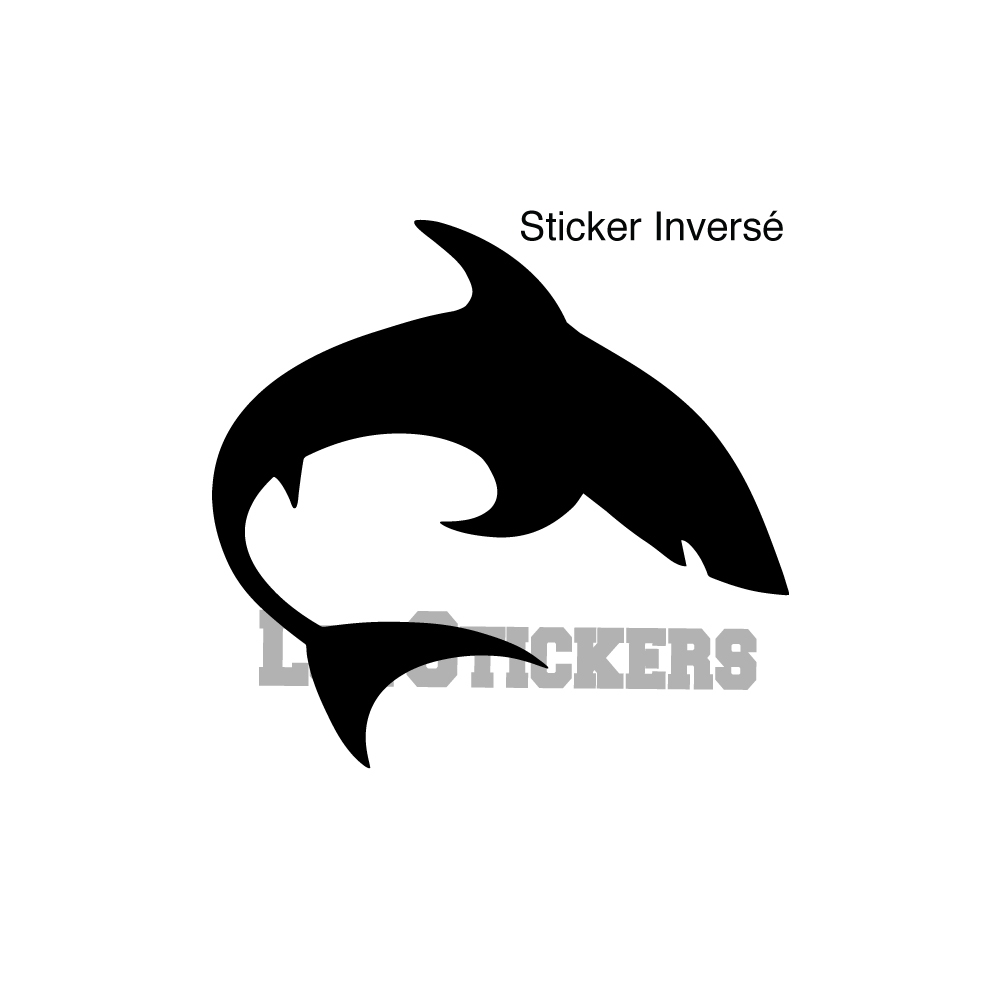 Stickers Requin - Décoration intérieur en Vinyle - Nombreux coloris