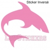 Stickers Requin - Décoration intérieur en Vinyle - Nombreux coloris