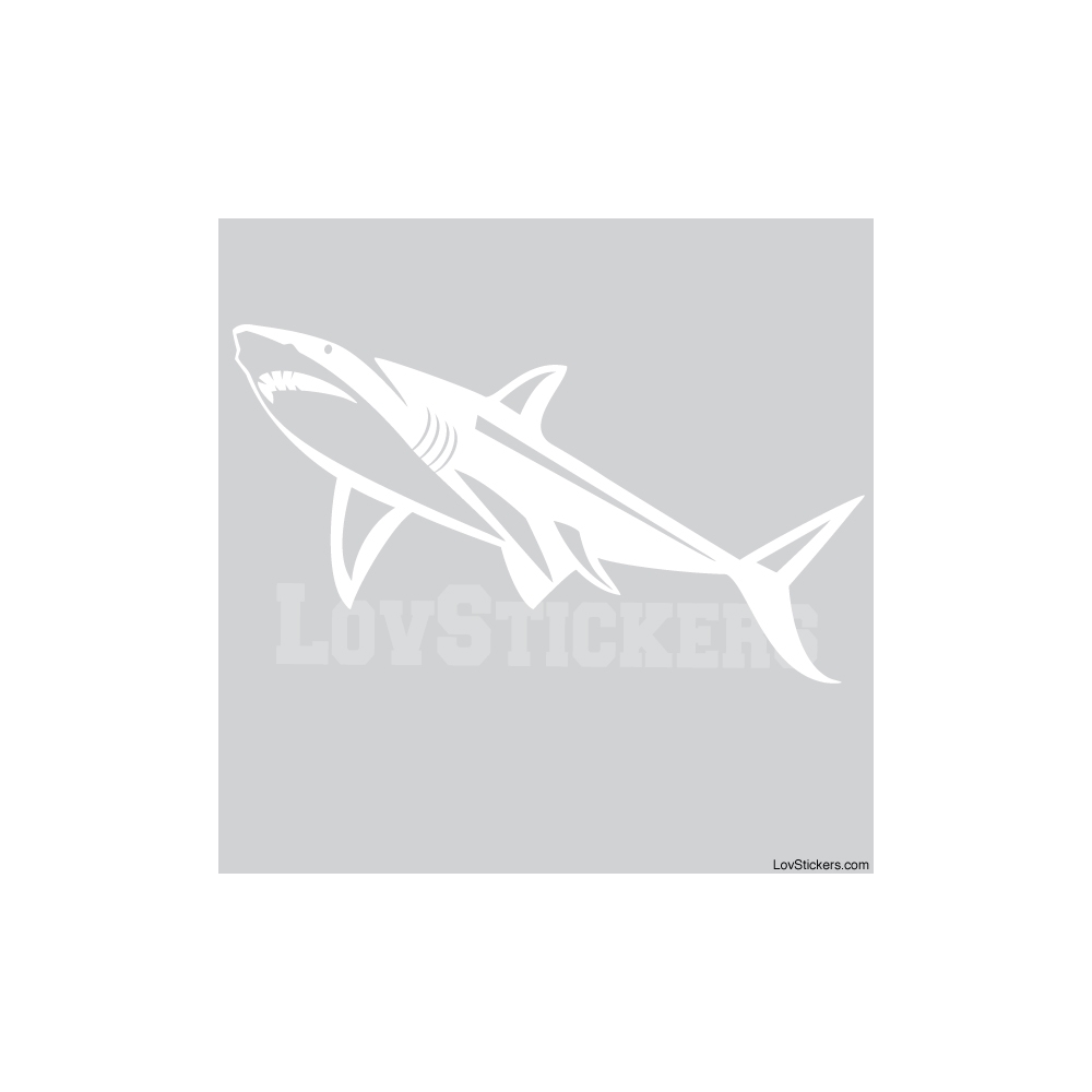 Stickers Requin - Décoration intérieur en Vinyle - Nombreux coloris